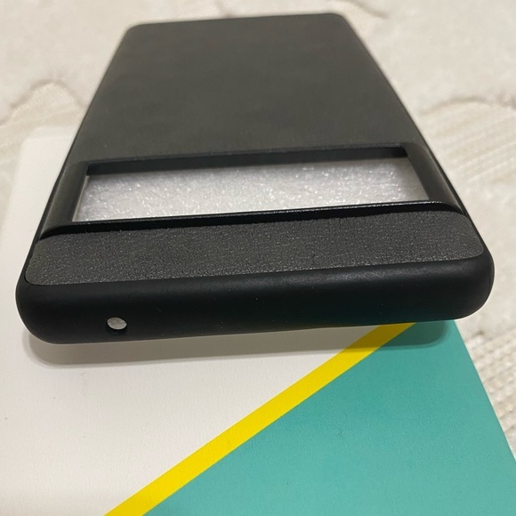 # 4 - Google Pixel 6A Gray leather phone case cover - Picture 8 of 10